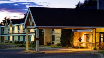 Front of property - evening/night