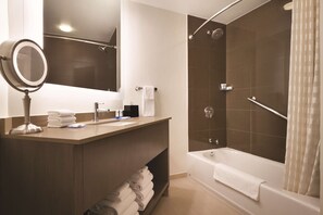 In-room safe, desk, blackout curtains, iron/ironing board