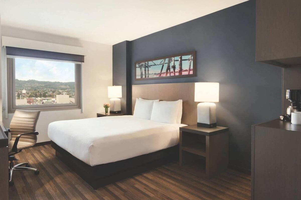 In-room safe, desk, blackout curtains, iron/ironing board