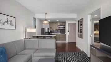 In-room safe, desk, blackout curtains, iron/ironing board