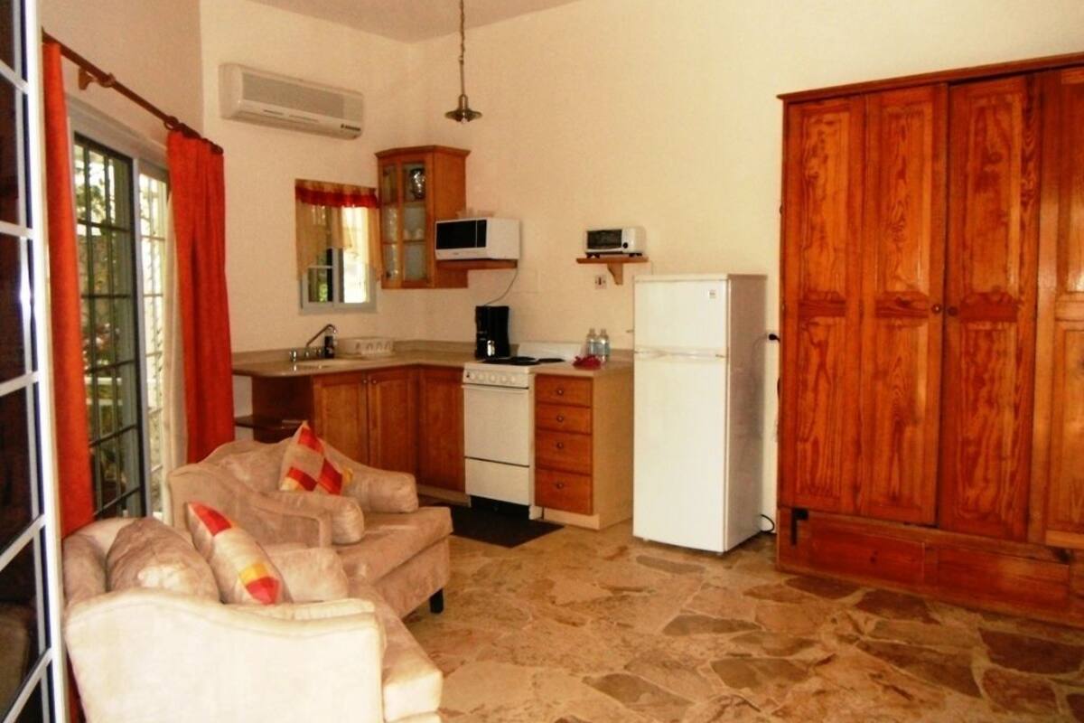 1 bedroom beachfront villas  | private kitchen | fridge