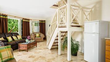 Villa, 2 Bedrooms | Living area | 32-inch flat-screen TV with cable channels, TV