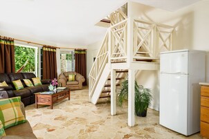 Villa, 2 Bedrooms | Living area | 32-inch flat-screen TV with cable channels, TV