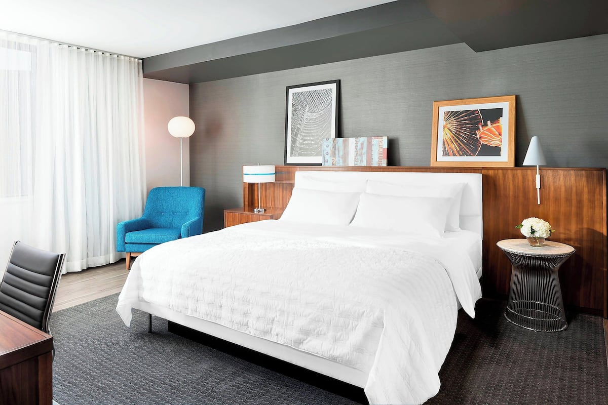 In-room safe, desk, laptop workspace, iron/ironing board