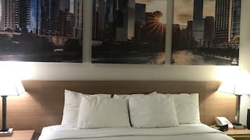 Surmatelas, coffres-forts dans les chambres, bureau