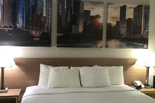Pillowtop beds, in-room safe, desk, iron/ironing board
