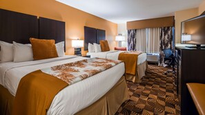 1 bedroom, premium bedding, pillow-top beds, desk