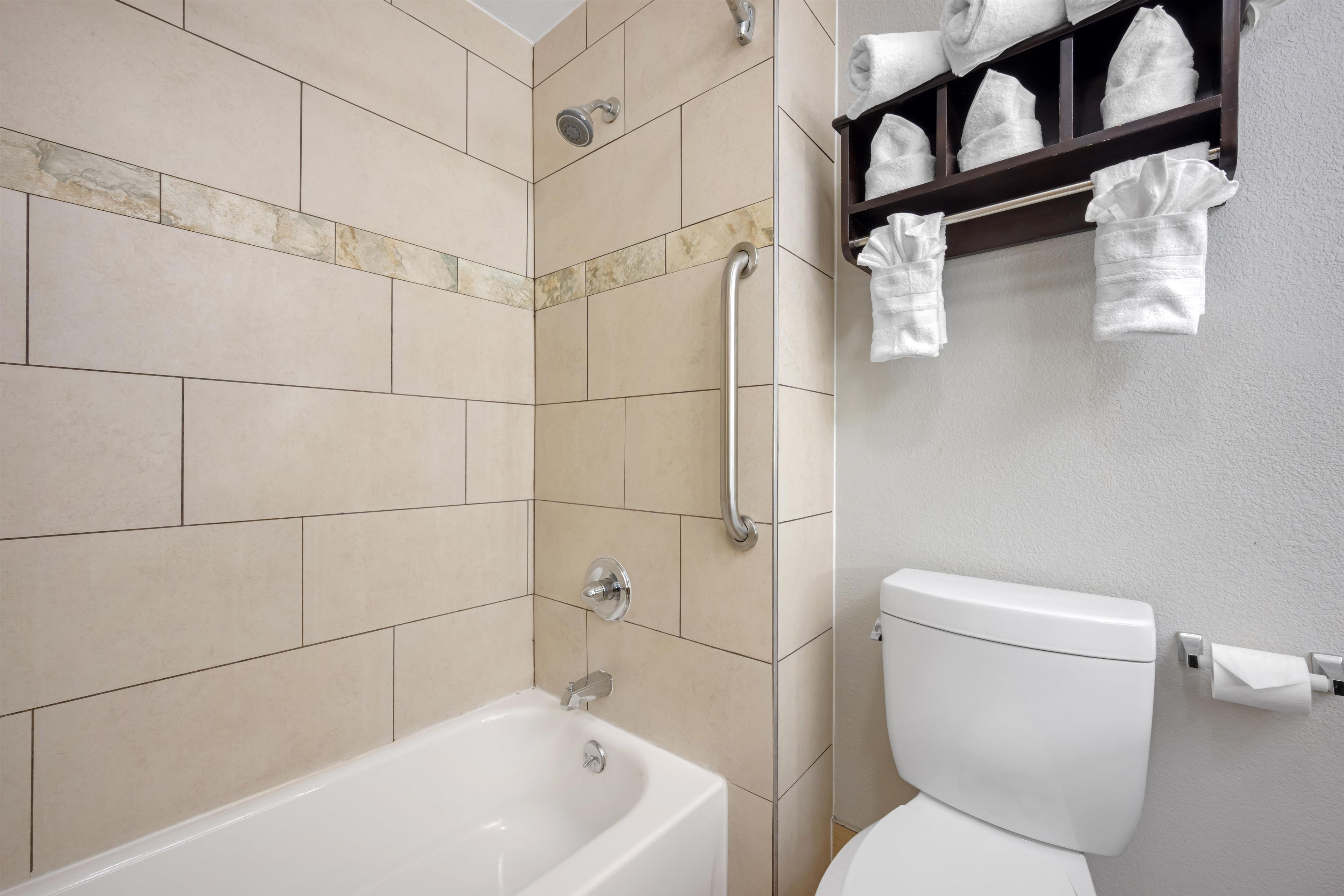 Suite, 1 King Bed, Non Smoking, Jetted Tub (with Sofabed) | Bathroom | Free toiletries, hair dryer, towels, soap