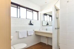 Free toiletries, hair dryer, towels