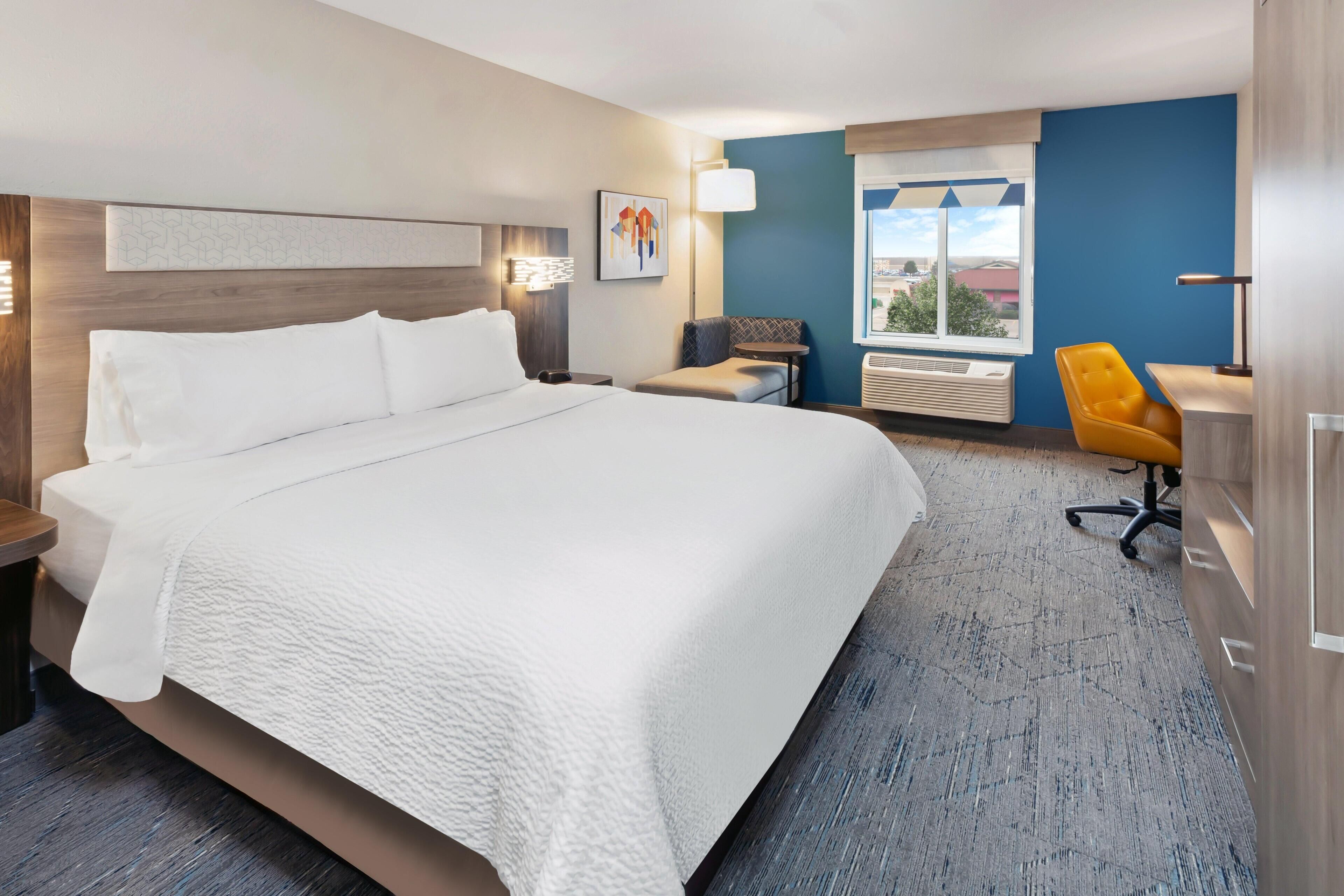 In-room safe, desk, iron/ironing board, free cribs/infant beds