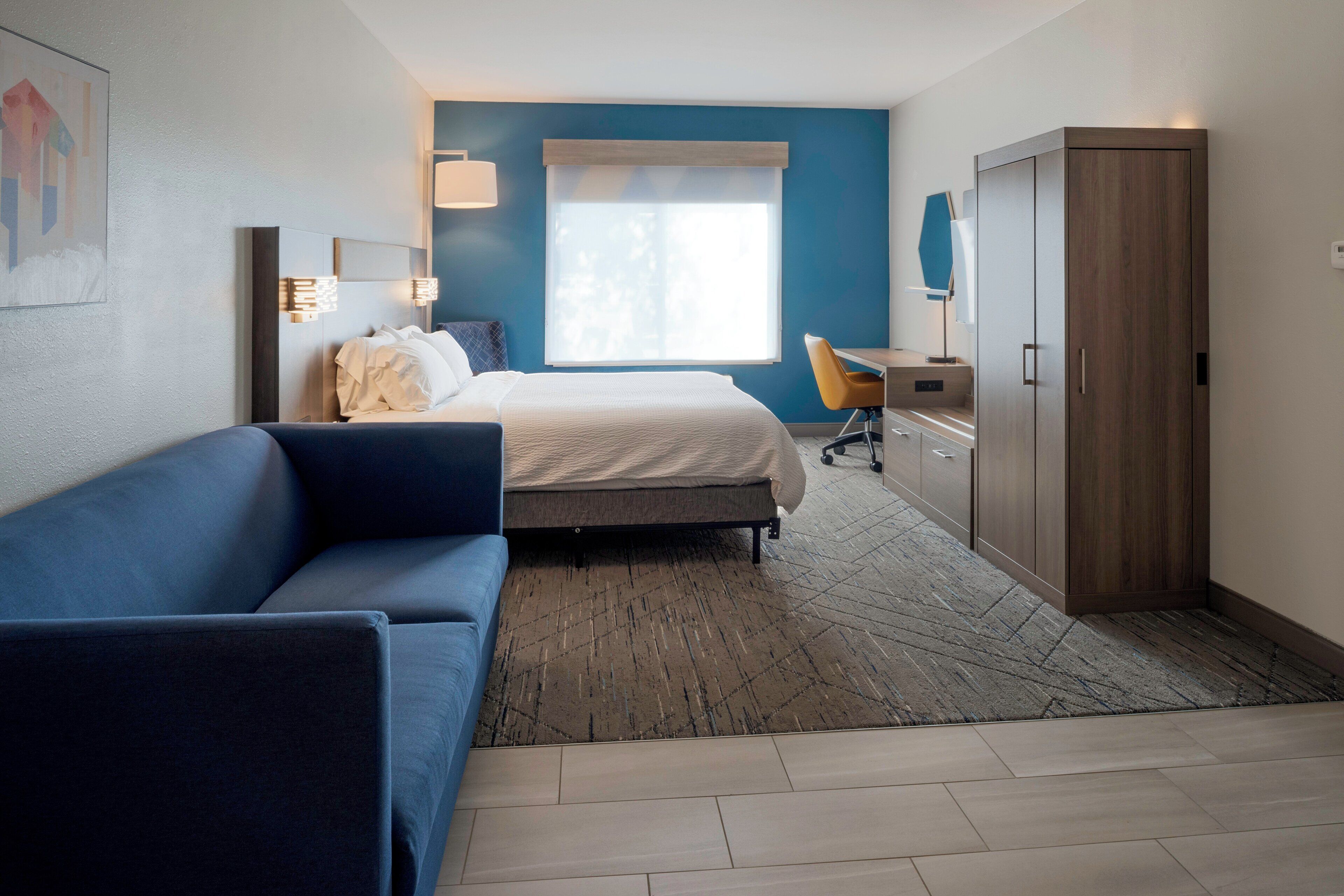 In-room safe, desk, iron/ironing board, free cribs/infant beds