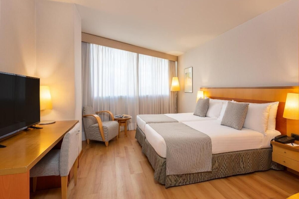 Down duvets, minibar, in-room safe, desk