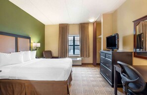 Desk, iron/ironing board, free WiFi, bed sheets