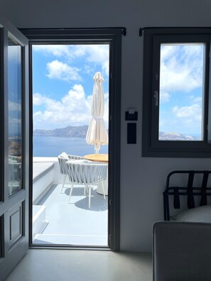 The Cook's Maisonette with Hot Tub & Caldera View | Vue de la chambre
