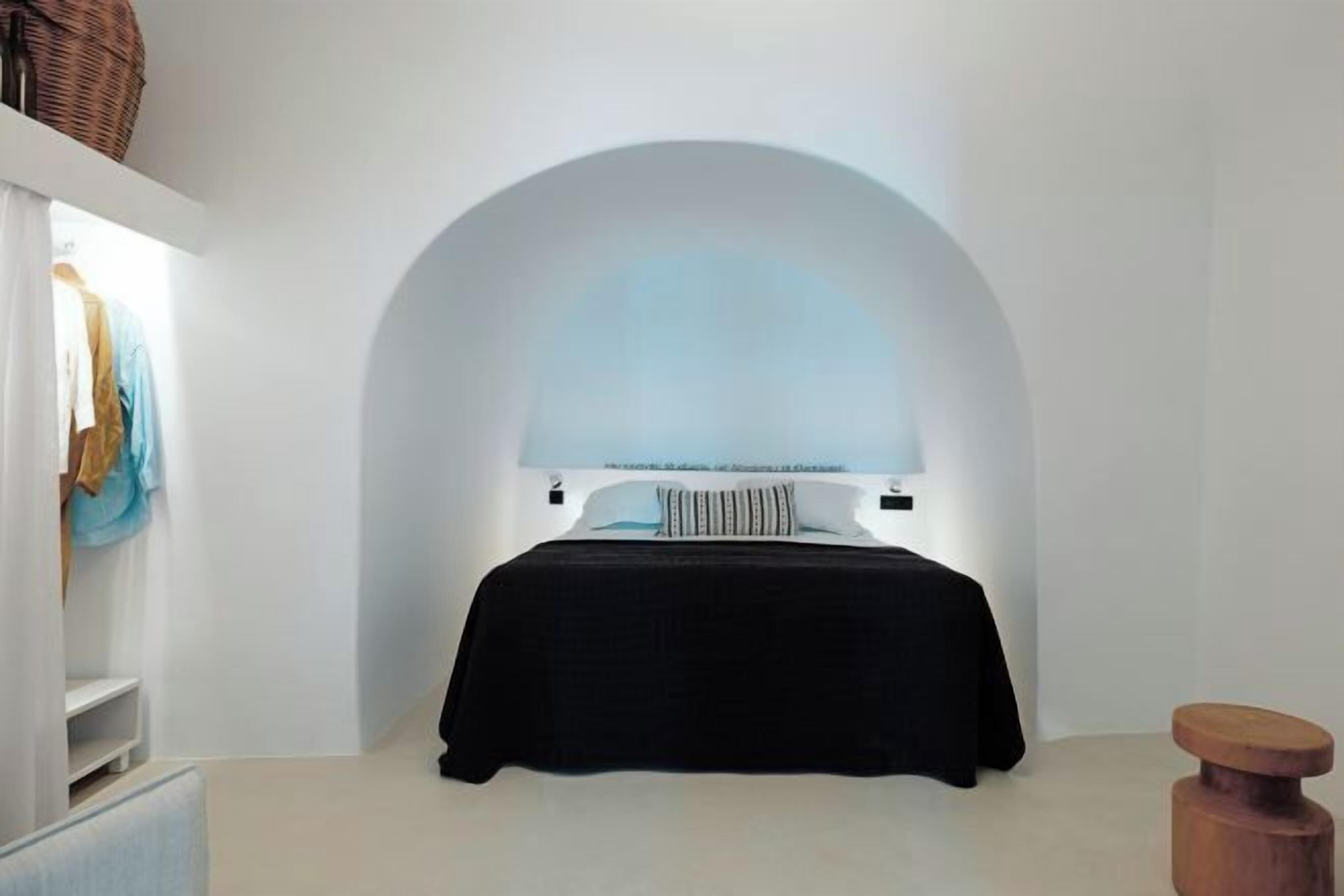 Roupas de cama premium, edredons de pluma, cofres nos quartos