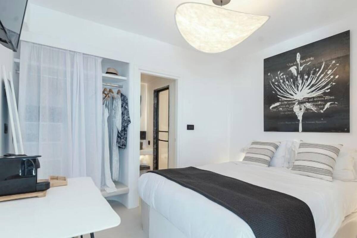 1 camera, biancheria da letto di alta qualità, copriletto in piuma