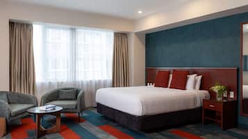 Premium bedding, minibar, in-room safe, desk