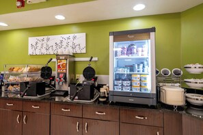 Free buffet breakfast
