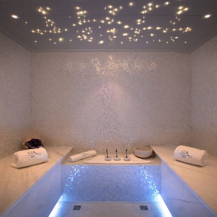 Couples treatment rooms, Turkish bath, body treatments, hydrotherapy