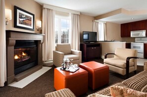 Suite, 2 Bedrooms, Fireplace | Premium bedding, pillowtop beds, in-room safe, desk - Le Westin Tremblant (Mont-Tremblant)