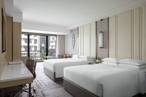 Peralatan tempat tidur premium, katil Select Comfort, bar mini 