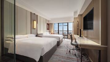 Executive kamer, 1 tweepersoonsbed | Luxe beddengoed, Select Comfort-bedden, een gratis minibar