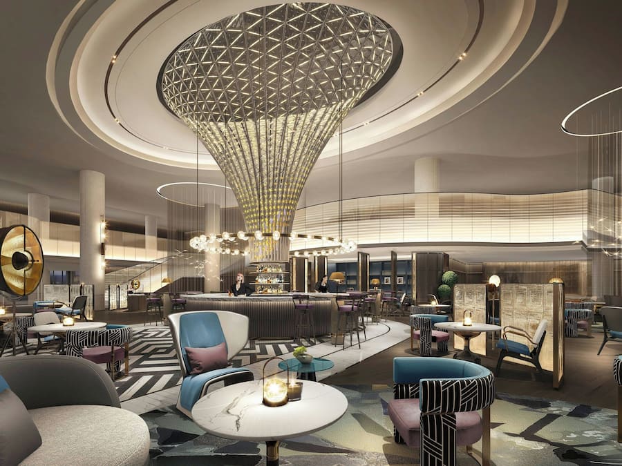 Ruang istirahat di lobi