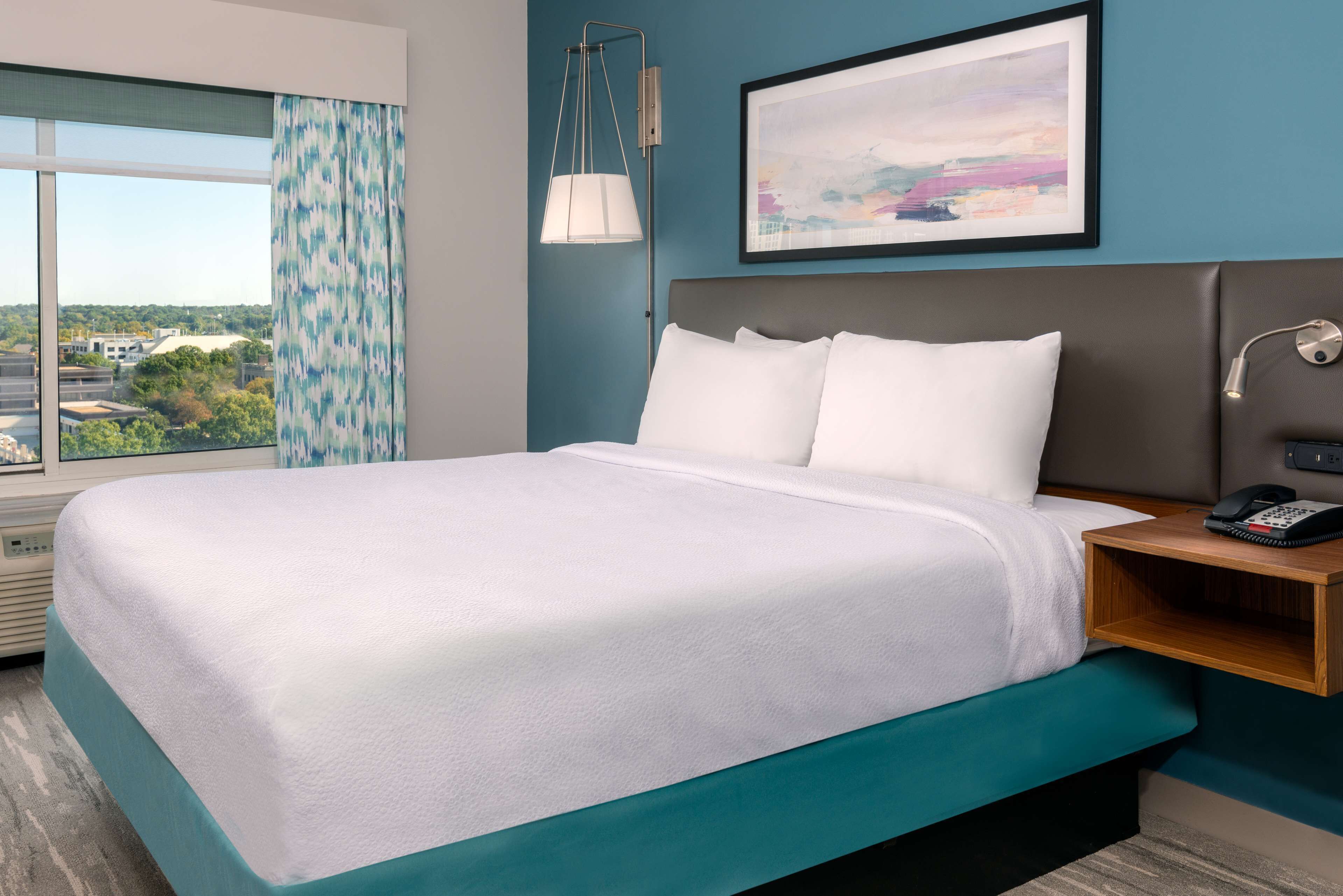 deluxe room, 1 king bed | premium bedding, desk, laptop workspace, blackout curtains