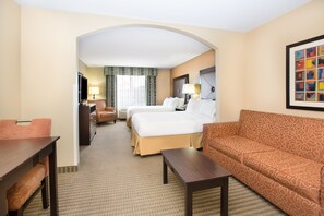 Suite, 1 Bedroom | 1 bedroom, desk, blackout drapes, iron/ironing board