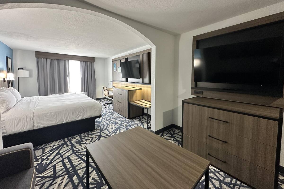 Suite, 1 King Bed, Non Smoking, Refrigerator & Microwave (with Sofabed)