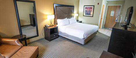 Chambre Standard, 1 trÚs grand lit, accessible aux personnes à mobilité réduite