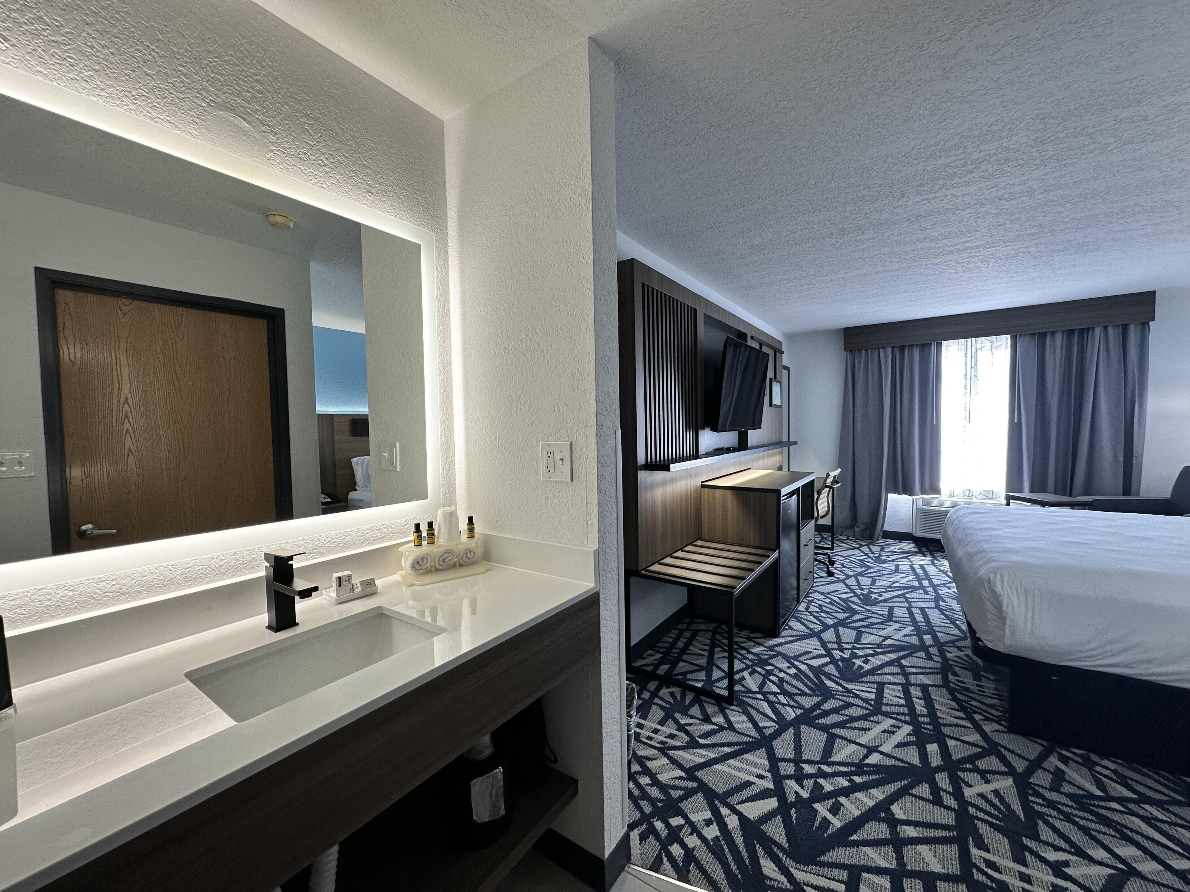Suite, 1 King Bed, Non Smoking, Refrigerator & Microwave (with Sofabed)