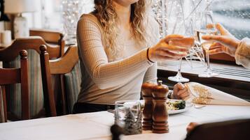 Lunch and dinner served, Regional cuisine