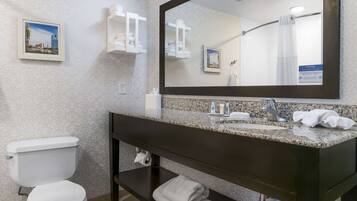In-room safe, desk, blackout curtains, iron/ironing board