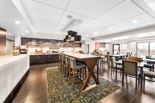 Free daily buffet breakfast