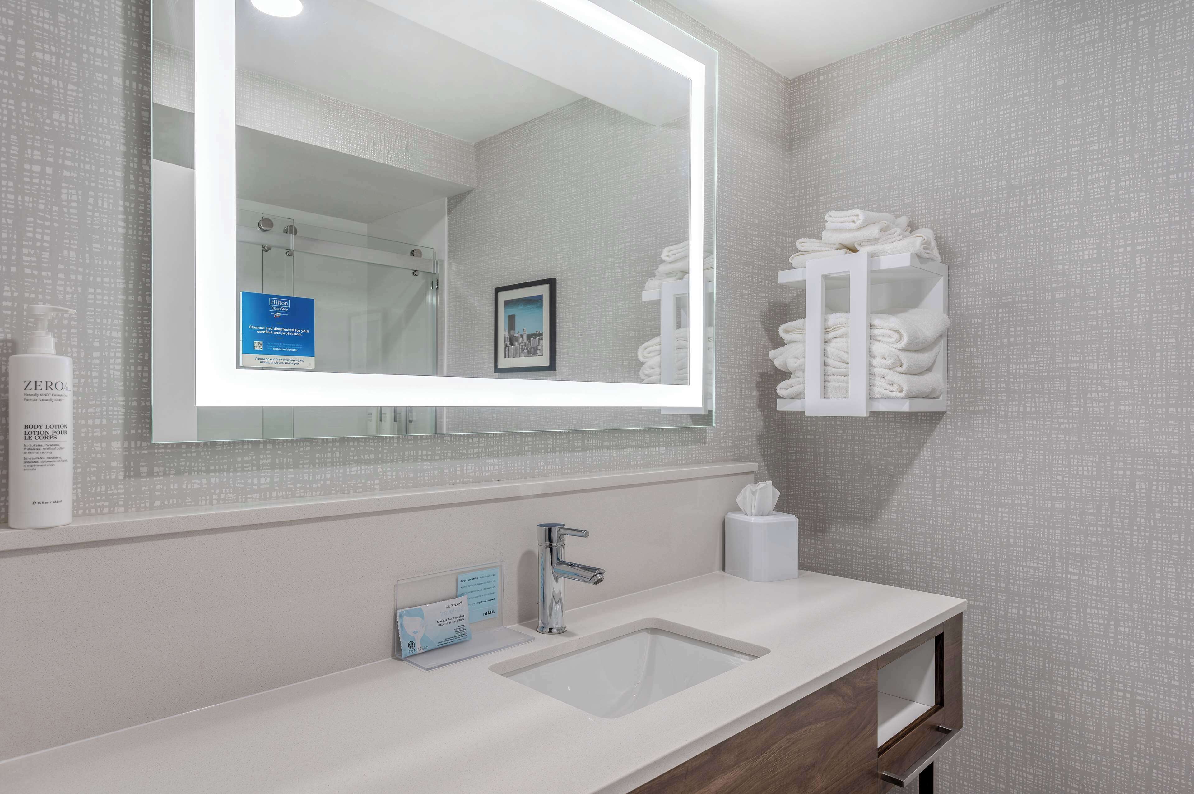 free toiletries, hair dryer, towels, soap