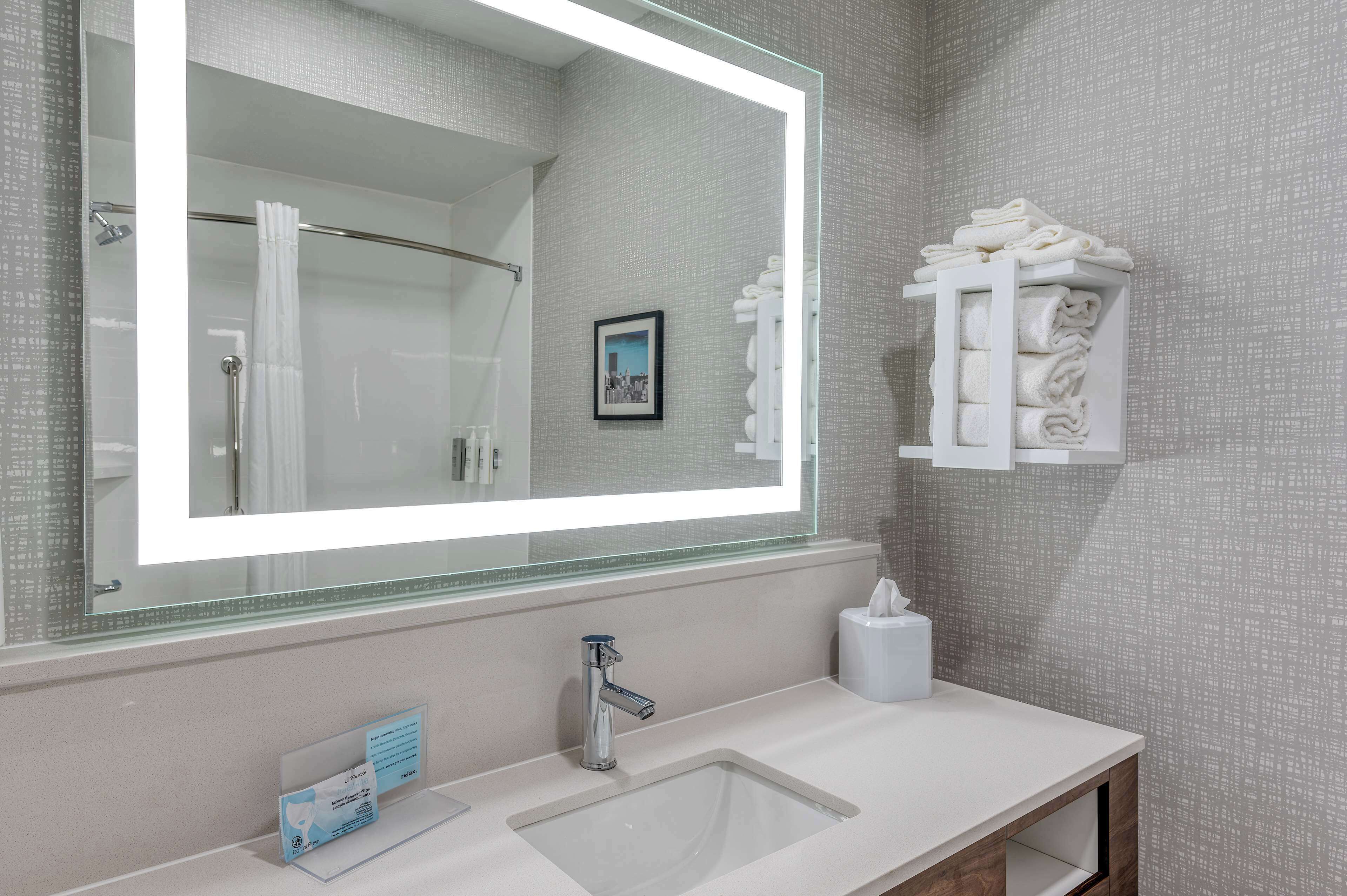 free toiletries, hair dryer, towels, soap