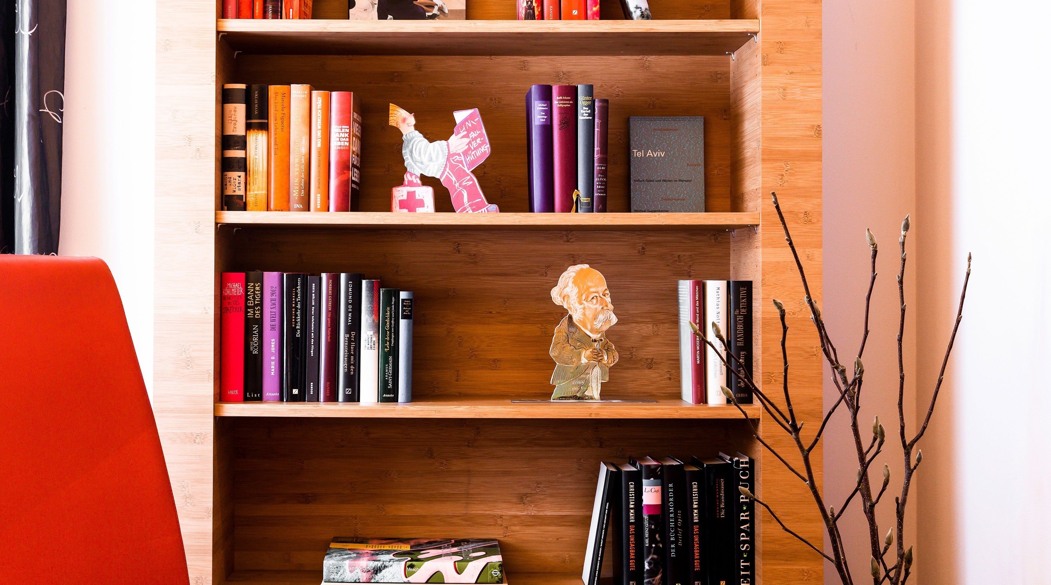 hypo-allergenic bedding, individually decorated, desk