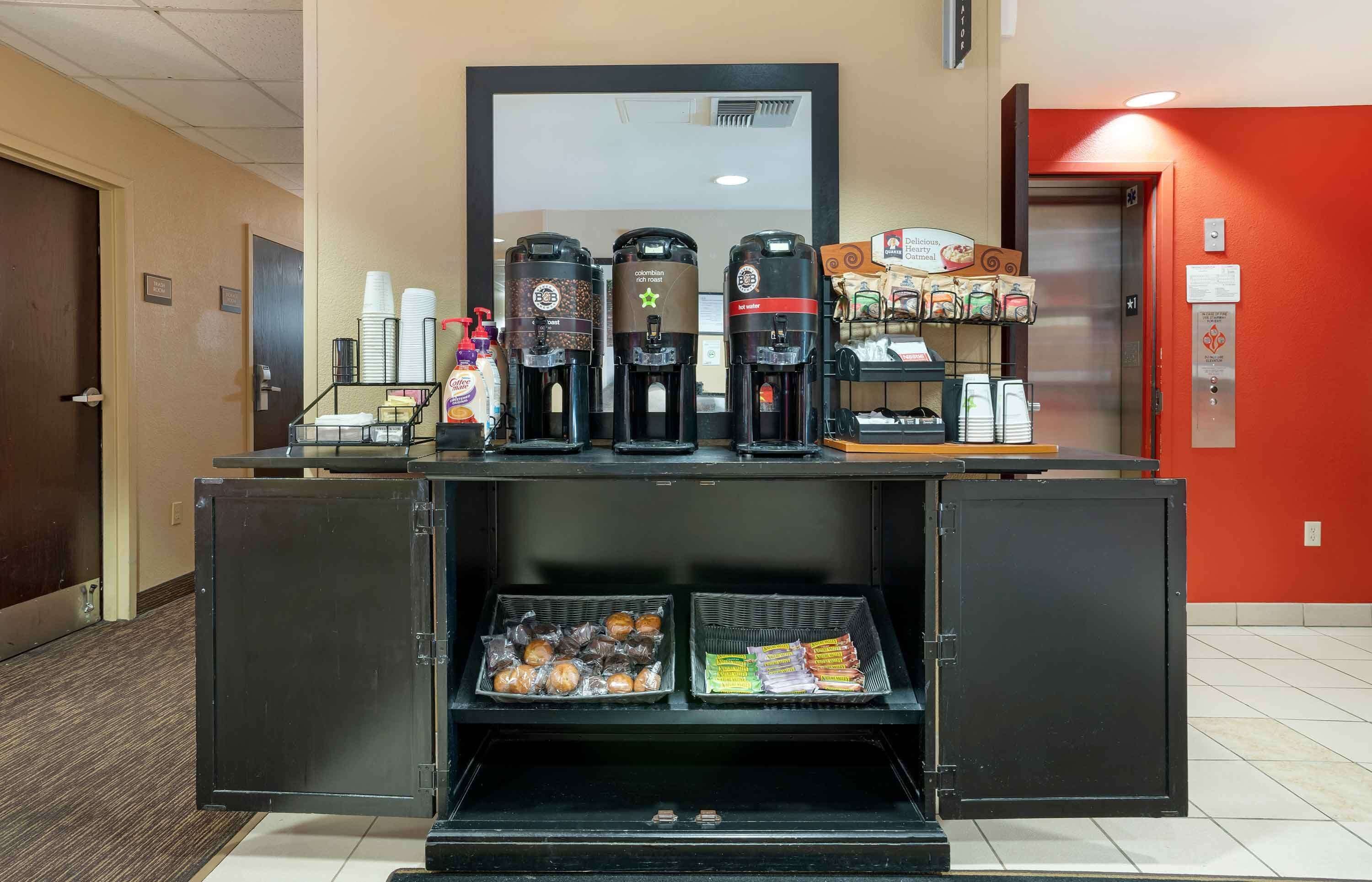 Free daily on-the-go breakfast 