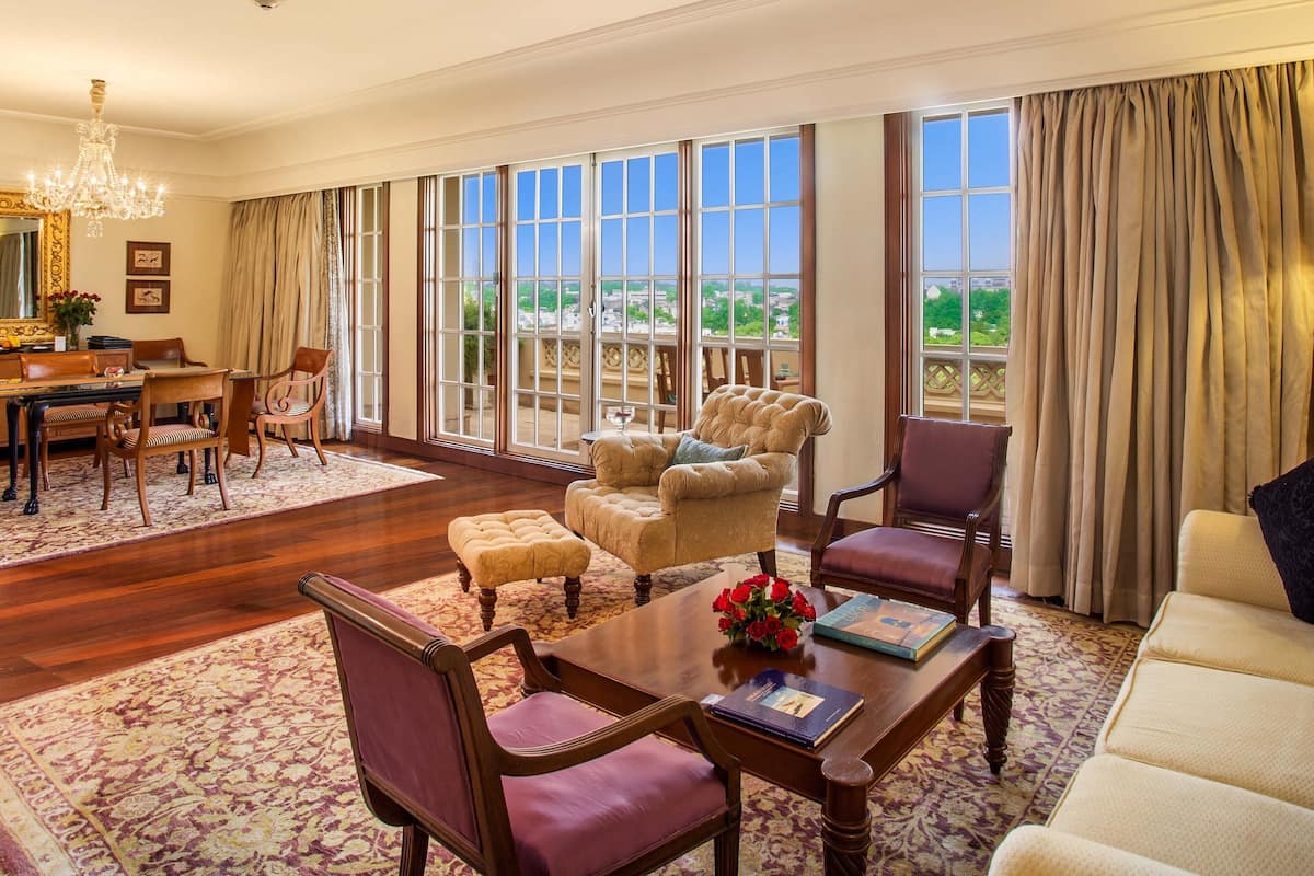 Luxury Suite | Living area | LCD TV, DVD player