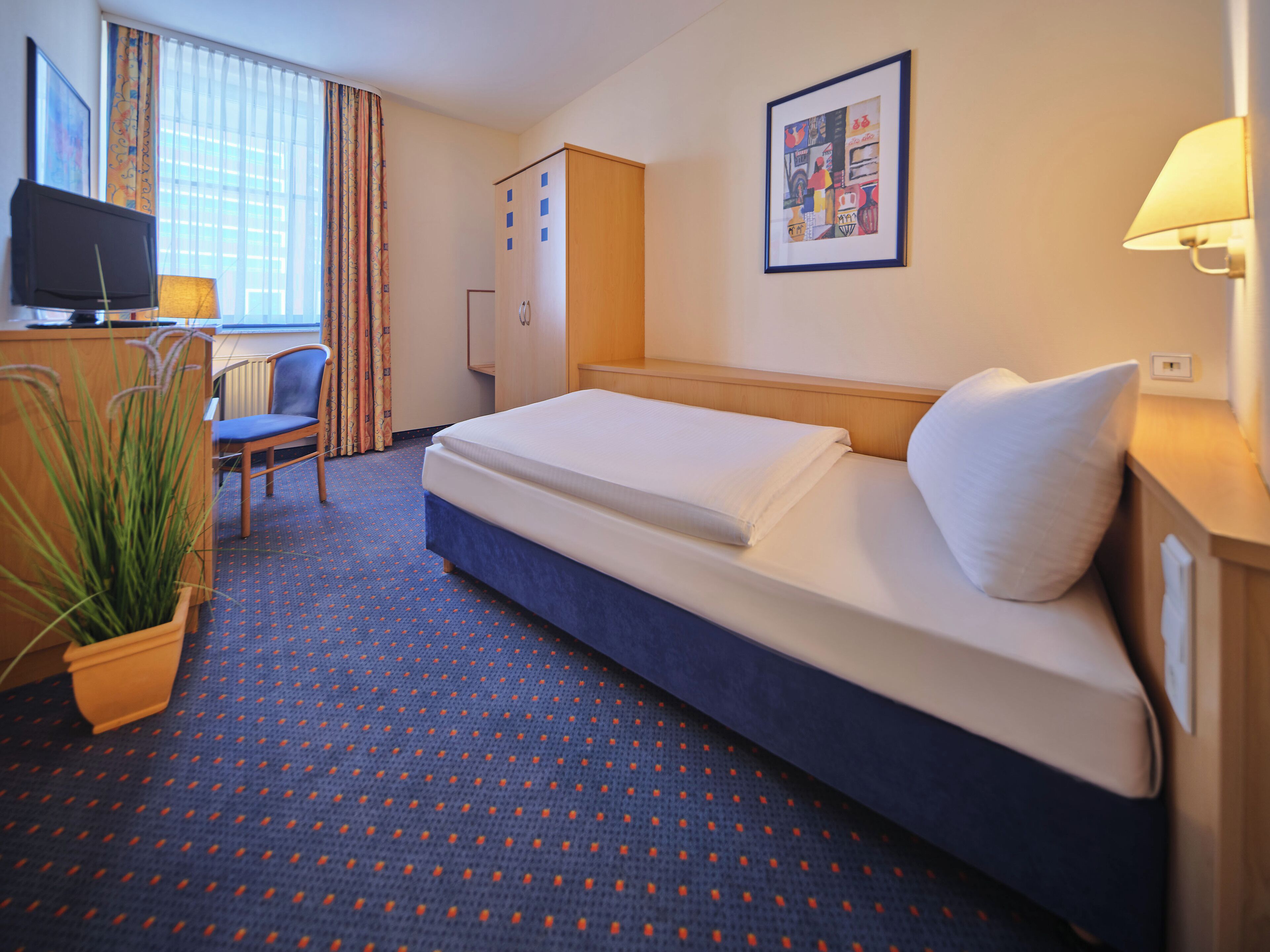 single room | 1 bedroom, in-room safe, desk, laptop workspace