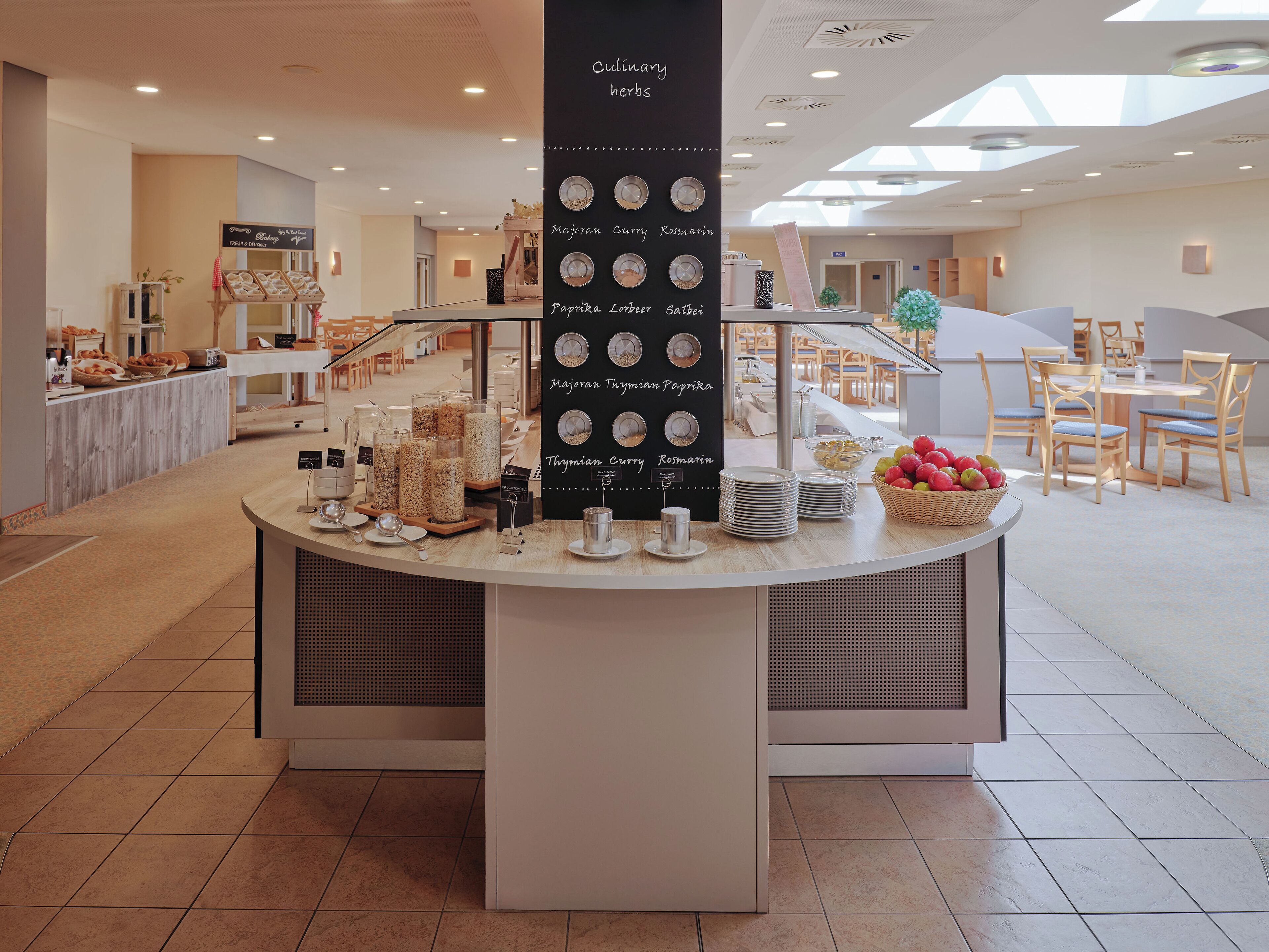 daily buffet breakfast (eur 17.9 per person)