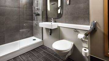 Memory-foam beds, desk, blackout curtains, free WiFi