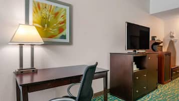 In-room safe, desk, blackout drapes, iron/ironing board