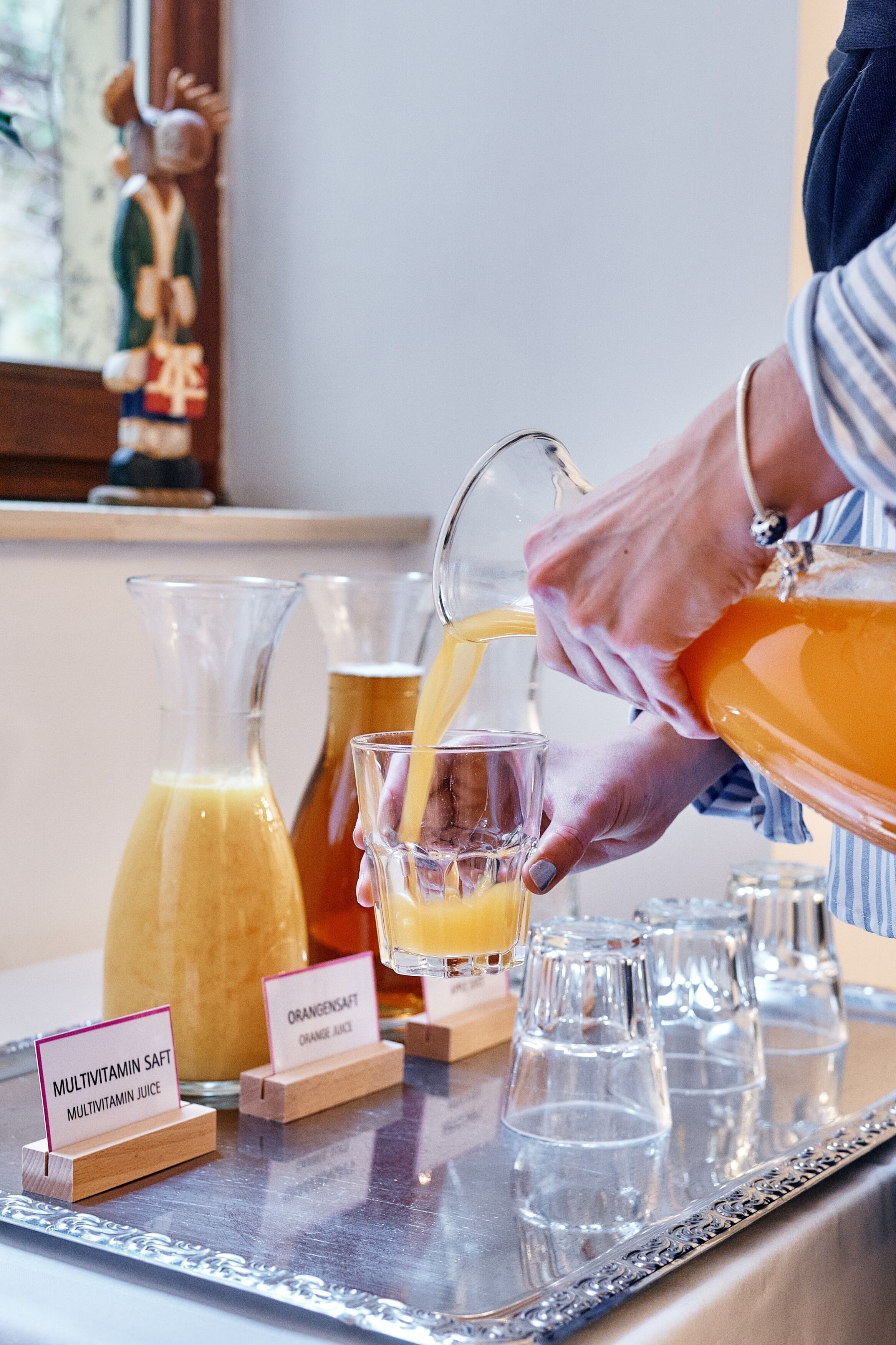 daily buffet breakfast (eur 14 per person)