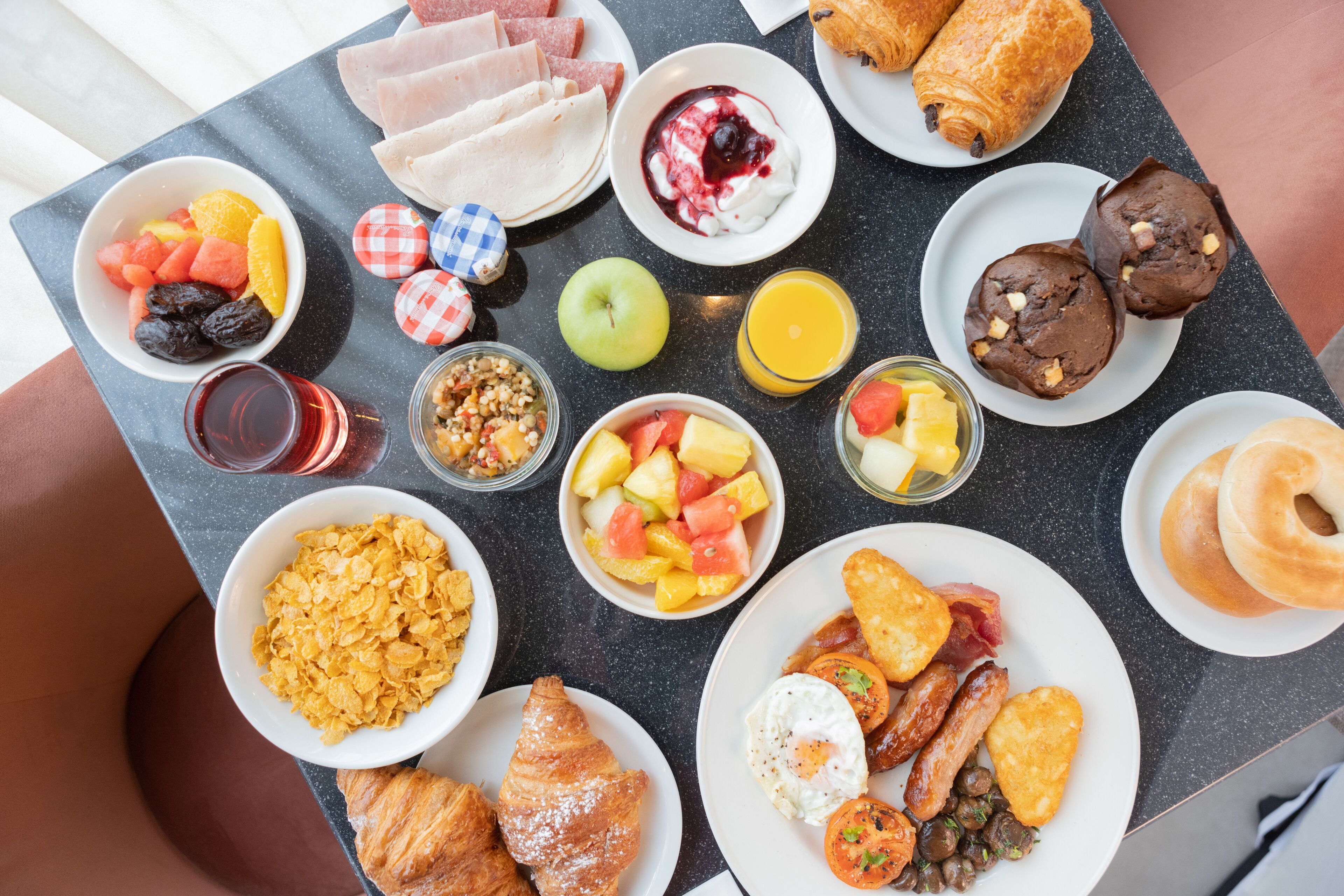 Daily to-go breakfast for a fee