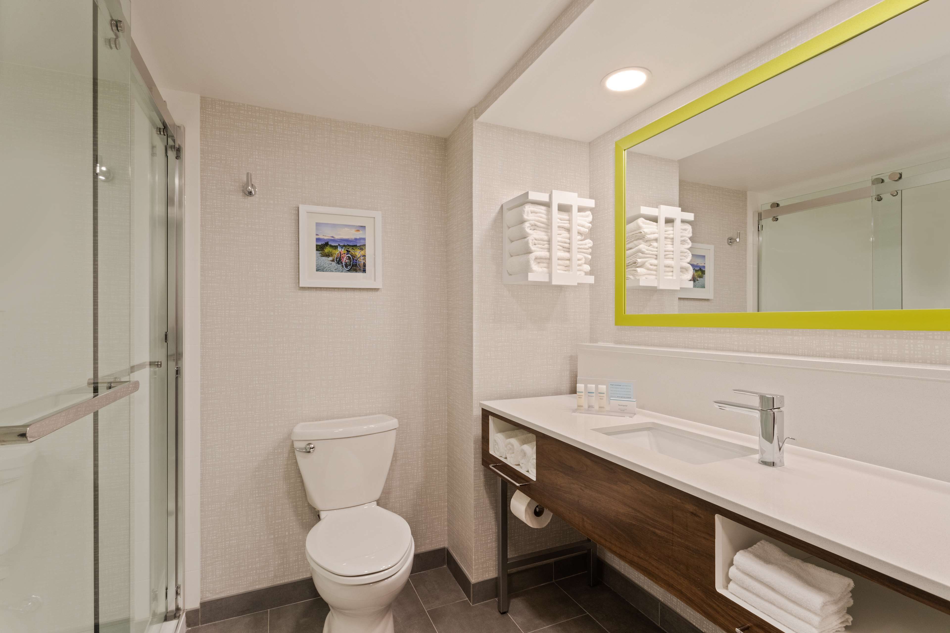 1 king bed study with sofa bed | bathroom shower