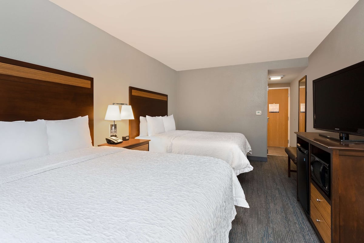 1 bedroom, hypo-allergenic bedding, down comforters, in-room safe