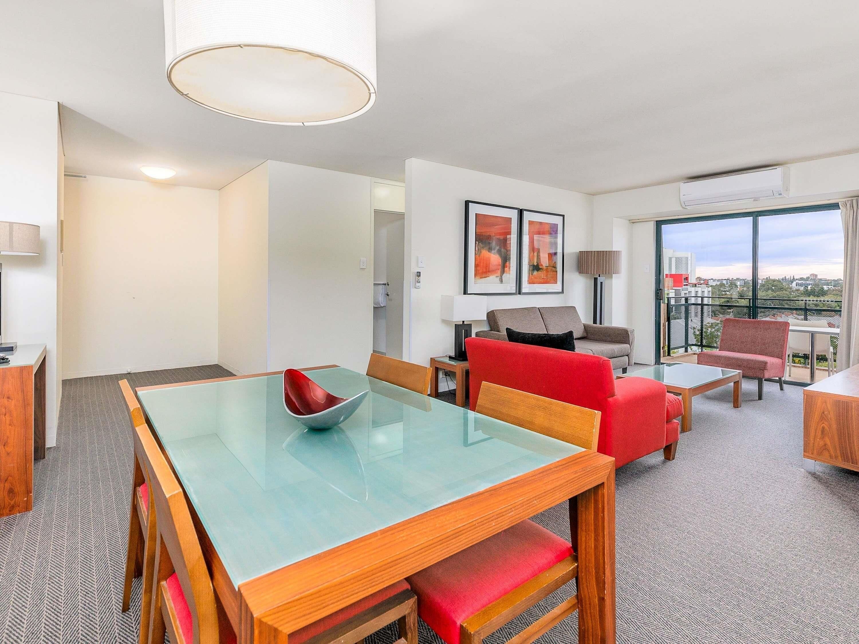 Two Bedroom One Bathroom Apartment with Balcony, non-smoking | In-room safe, desk, laptop workspace, blackout curtains