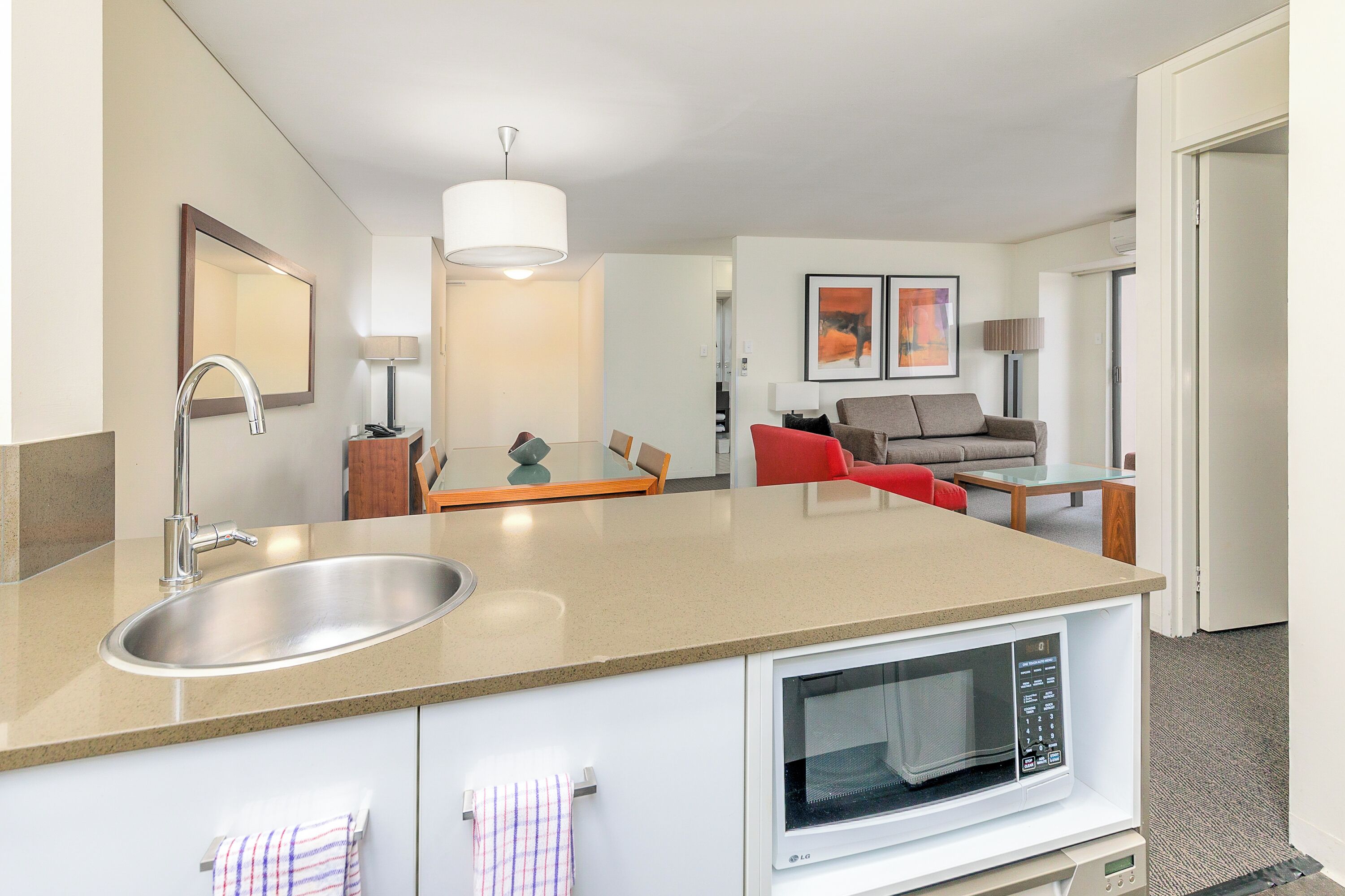 Apartment, 2 Bedrooms, Balcony | Dapur peribadi